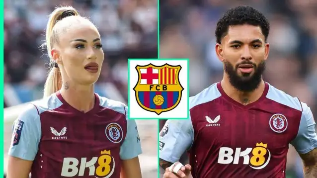 Douglas Luiz and Alisha Lehmann could leave Aston Villa to sign for Barcelona