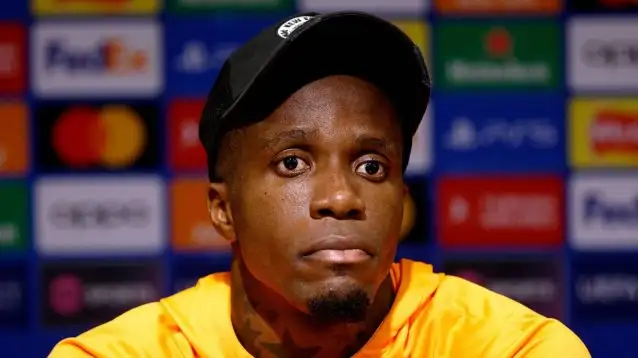 Galatasaray forward Wilfried Zaha