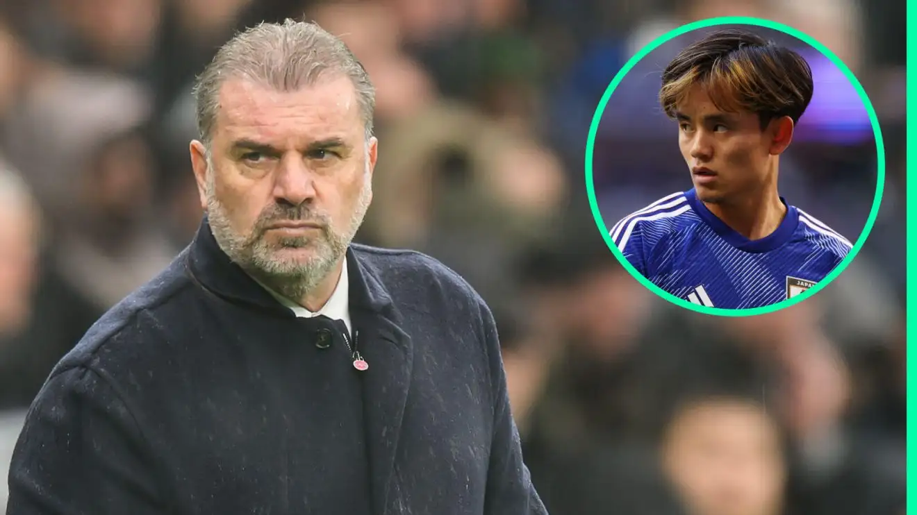 Ange Postecoglou and Tottenham target Takefusa Kubo Ange Postecoglou, Tottenham target Takefusa Kubo