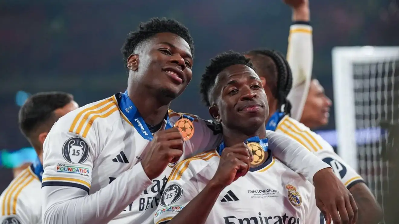 Aurelien Tchouameni and Vinicius Junior, Real Madrid