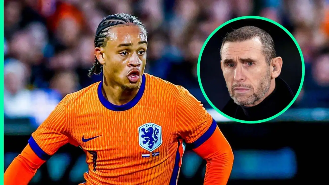 BBC pundit Martin Keown and Netherlands international Xavi Simons