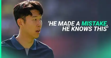 Son Heung-min accepts apology from Tottenham teammate over appalling racial slur