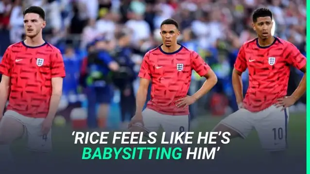 Declan Rice, Trent Alexander-Arnold, Jude Bellingham England