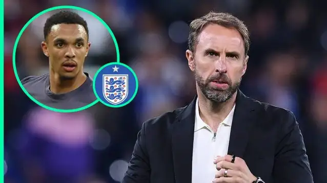 England coach Gareth Southgate will reportedly drop Trent Alexander-Arnold from the side to face Slovenia