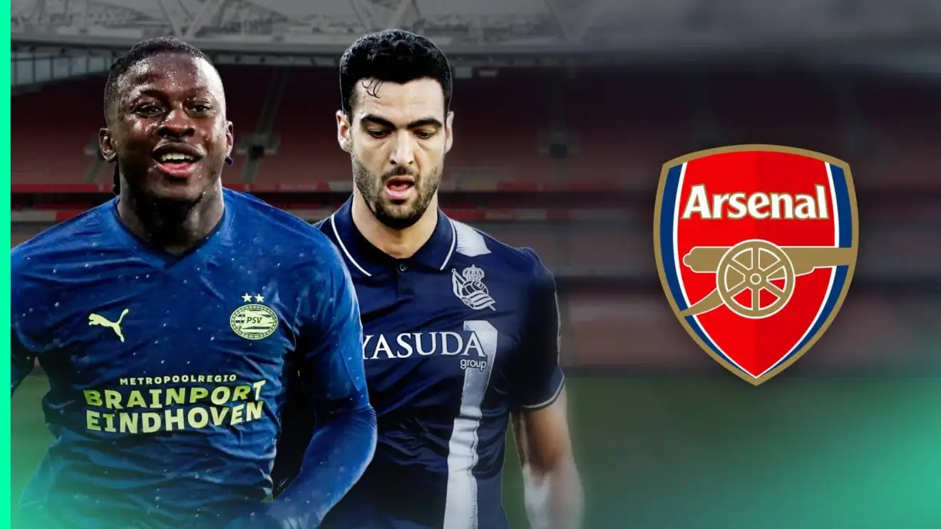 Johan Bakayoko and Mikel Merino are on the Arsenal transfer wishlist PSV winger Johan Bakayoko and Real Sociedad midfielder Mikel Merino are on the Arsenal transfer wishlist