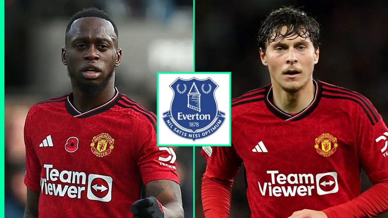 Everton are interested in Man Utd duo Aaron Wan-Bissaka and Victor Lindelof