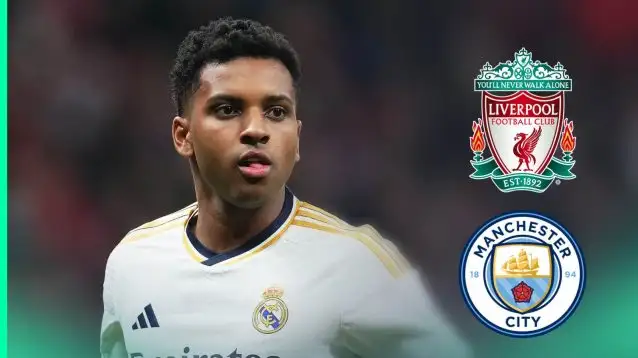Liverpool and Man City are linked with Real Madrid forward Rodrygo