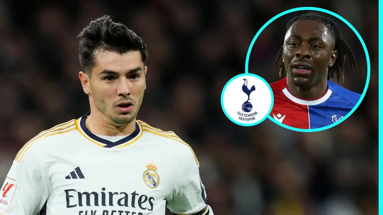 Real Madrid playmaker Brahim Diaz, Crystal Palace attacker Eberechi Eze