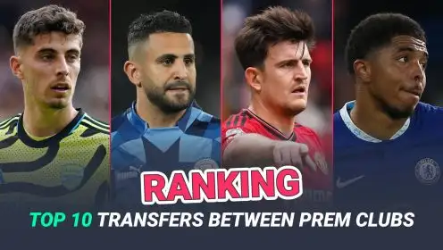 Top 10 most expensive transfers between Premier League clubs: One team fills three spots