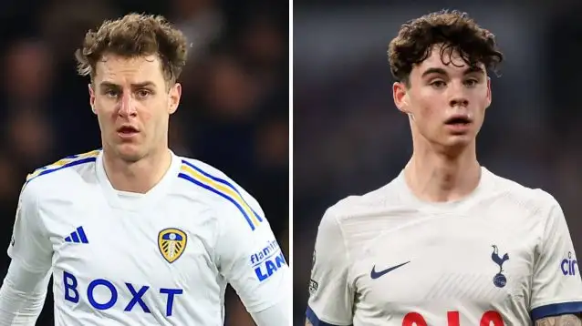 Joe Rodon and Archie Gray have traded clubs between Leeds and Tottenham