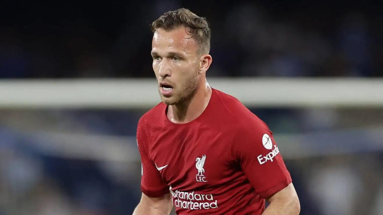 Former Liverpool midfielder Arthur Melo Former Liverpool midfielder Arthur Melo