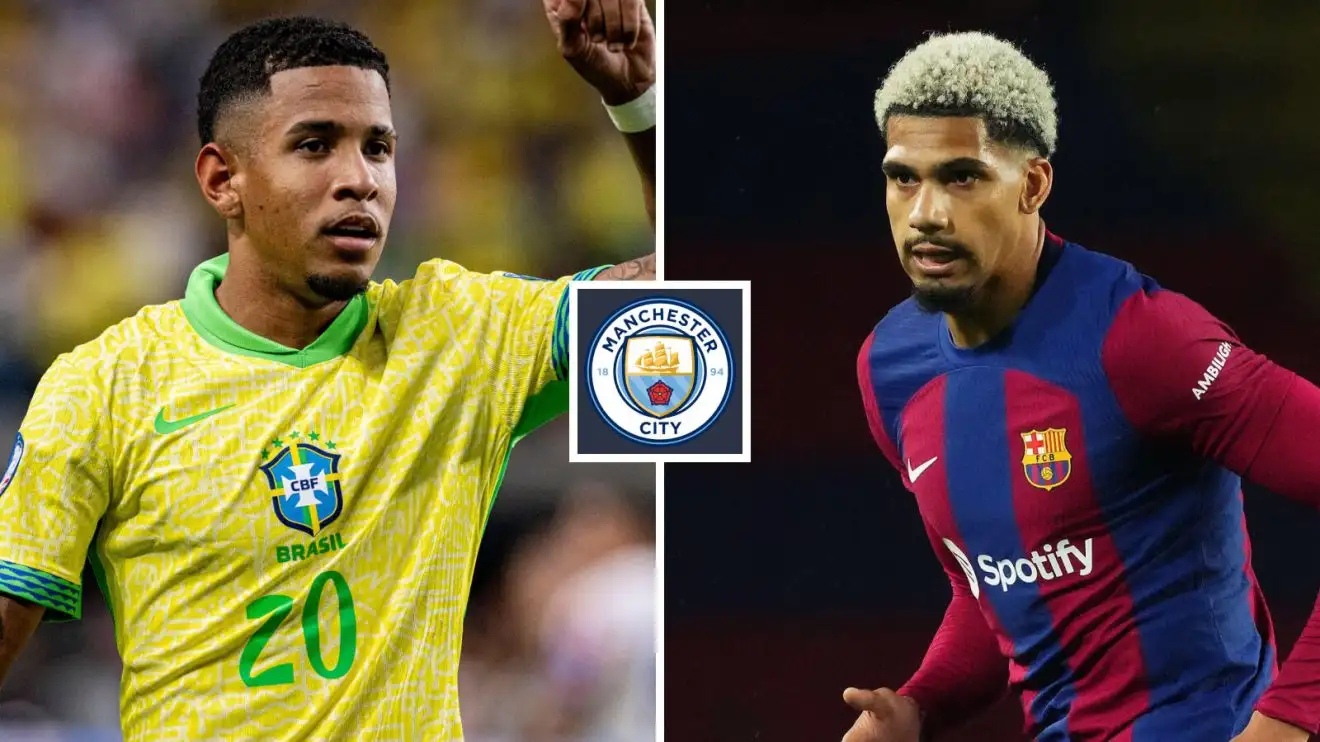 Brazil winger Savio, Barcelona centre-back Ronald Araujo