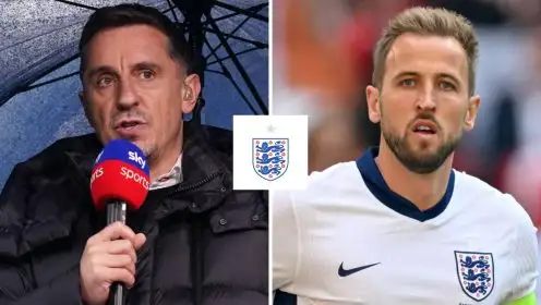 Gary Neville delivers verdict on England dropping Harry Kane after admitting striker ‘doesn’t look himself’