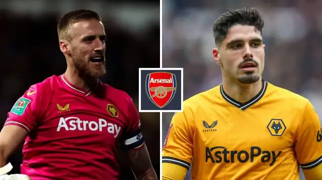 Wolves stars Dan Bentley and Pedro Neto
