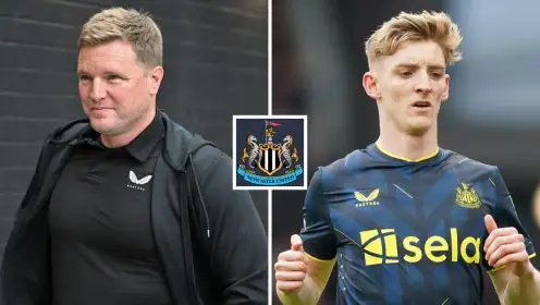 Newcastle plot blockbuster swoop for £100m-rated forward as Liverpool, Man City battle for Anthony Gordon