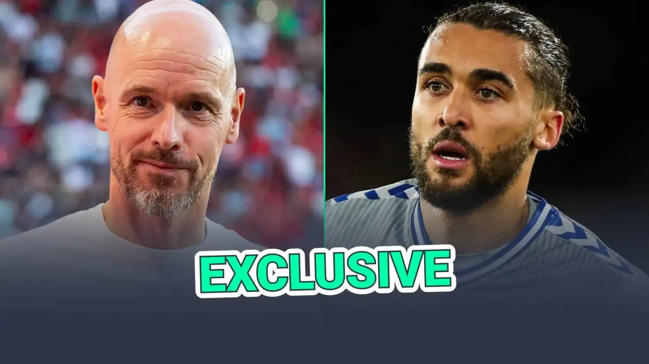 Dominic Calvert-Lewin, Erik ten Hag Dominic Calvert-Lewin, Erik ten Hag