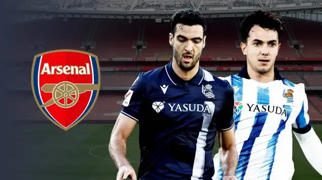 Arsenal have been linked with Mikel Merino and Martin Zubimendi, both of Real Sociedad, this summer