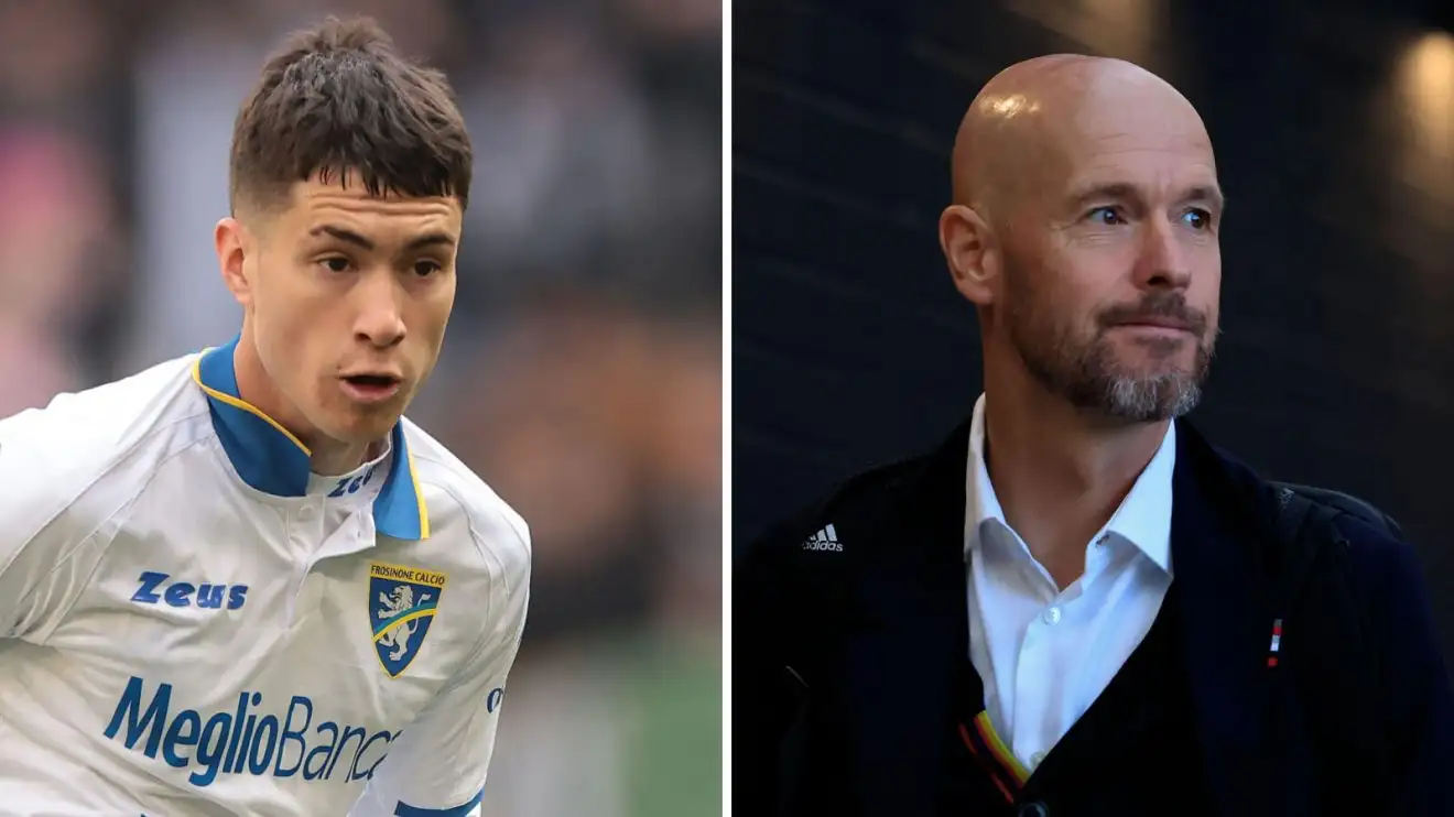 Leicester target Matias Soule and Man Utd boss Erik ten Hag