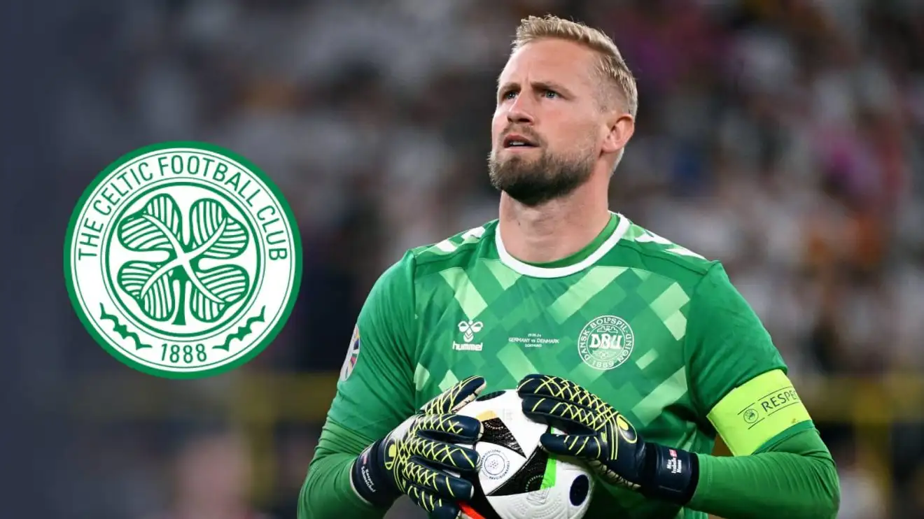 Kasper Schmeichel is poised to join Celtic