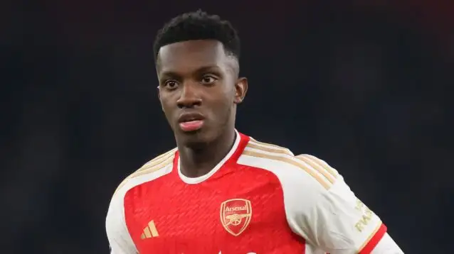 Arsenal striker Eddie Nketiah