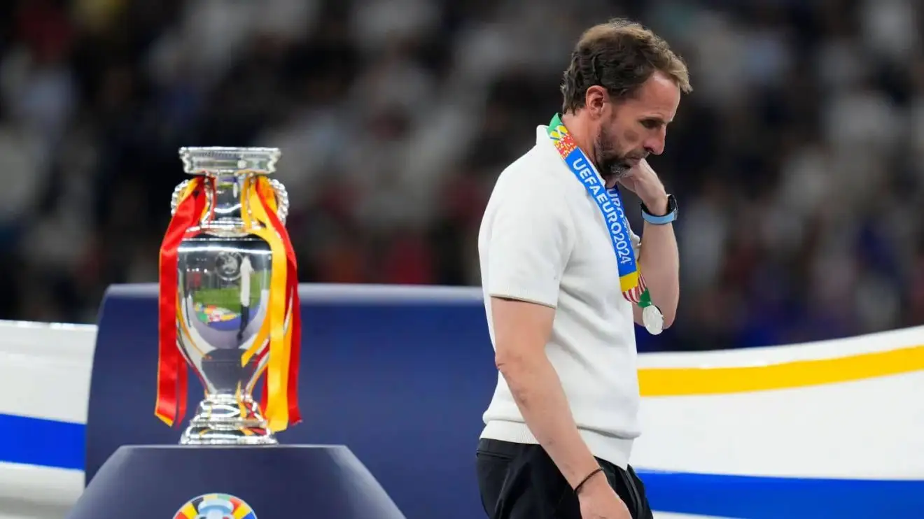 Gareth Southgate Euro 2024 final England manager Gareth Southgate after losing the Euro 2024 final to Spain