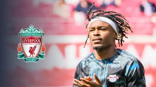 Liverpool centre-back Mohamed Simakan