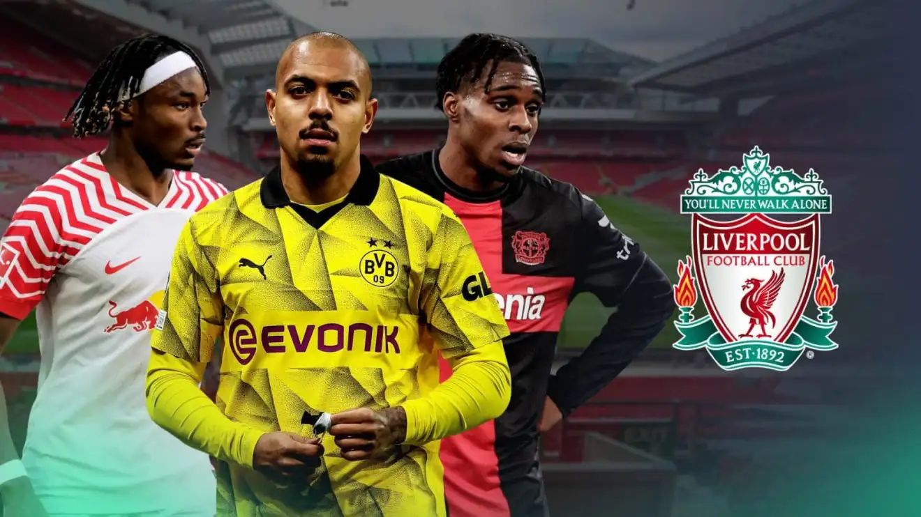 Mohamed Simakan, Donyel Malen and Jeremie Frimpong are Liverpool transfer targets RB Leipzig defender Mohamed Simakan, Donyel Malen of Borussia Dortmund and Bayer Leverkusen star Jeremie Frimpong are Liverpool transfer targets