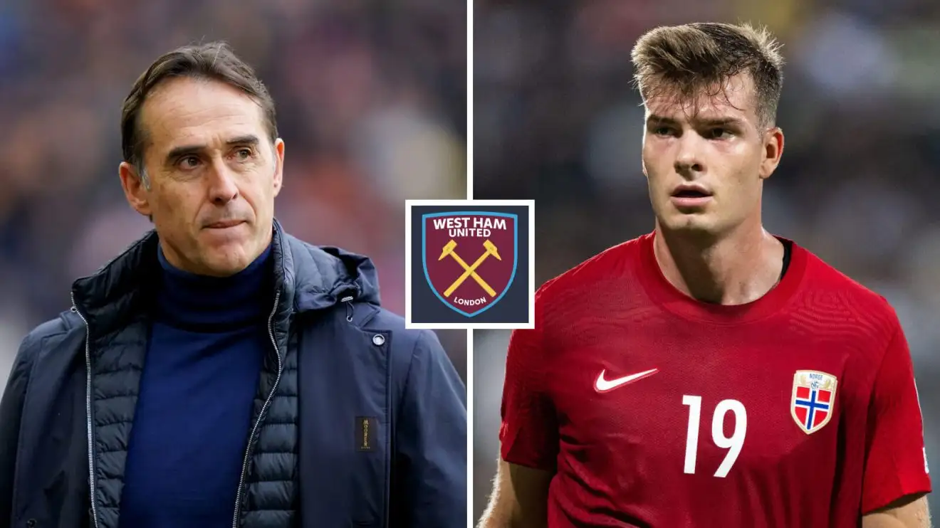 Julen Lopetegui and West Ham target Alexander Sorloth Julen Lopetegui and West Ham target Alexander Sorloth