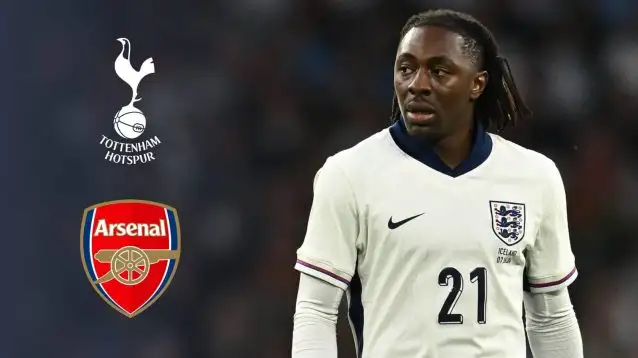 Tottenham lead Arsenal in the race for Eberechi Eze