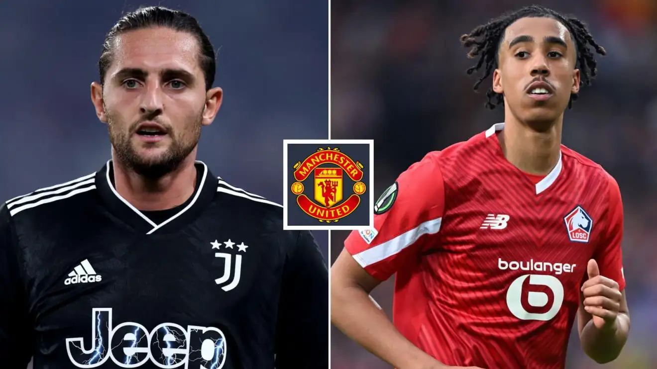 Adrien Rabiot and Leny Yoro, Man Utd targets Man Utd targets Adrien Rabiot and Leny Yoro