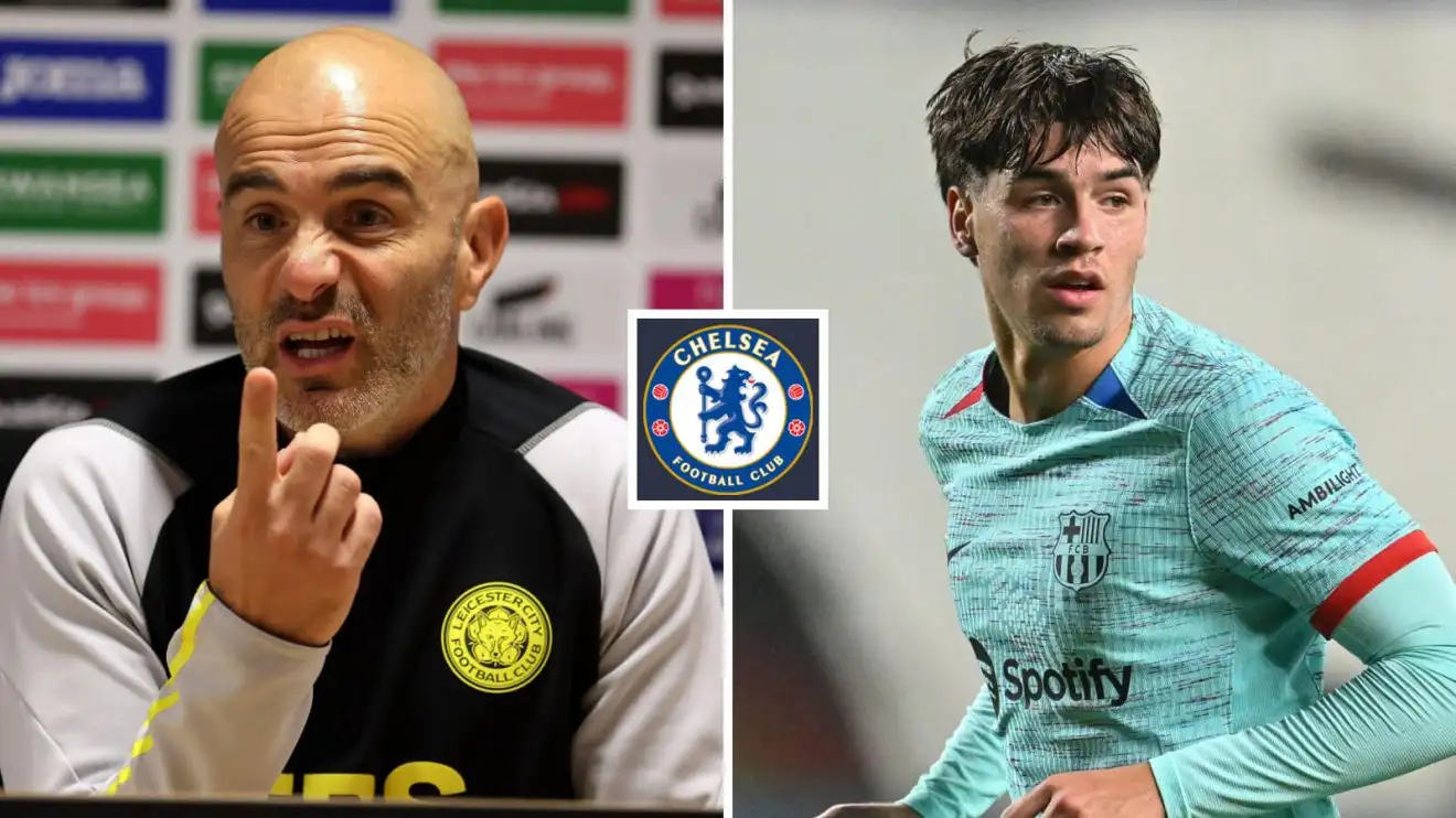 Chelsea boss Enzo Maresca and Marc Guiu Chelsea boss Enzo Maresca and Marc Guiu