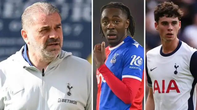 Ange Postecoglou, Eberechi Eze, Archie Gray