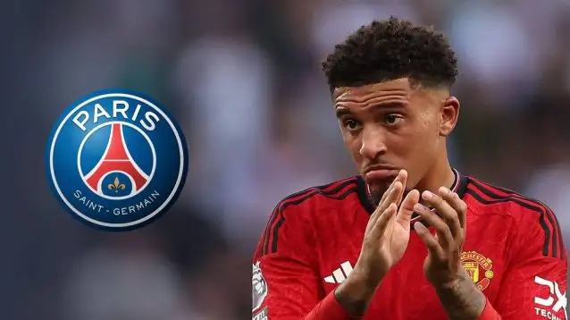 Manchester United winger Jadon Sancho is said to be excited by links with Paris Saint-Germain