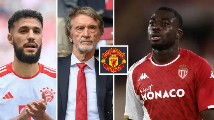 Man Utd chief Sir Jim Ratcliffe is keen to sign Bayern Munich defender Noussair Mazraoui and Youssouf Fofana of Monaco