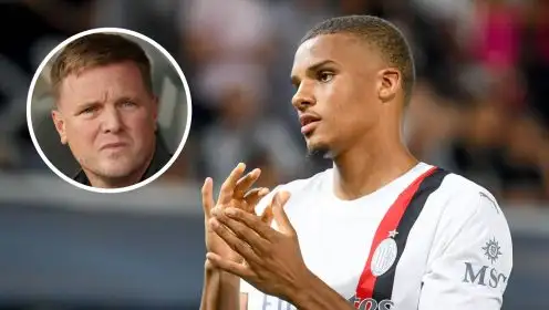 Newcastle exclusive: Howe goes cool on £35m Milan centre-back as two other options hold sway