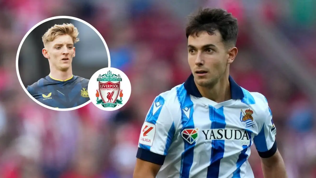 Liverpool have been tipped to sign Martin Zubimendi AND Anthony Gordon