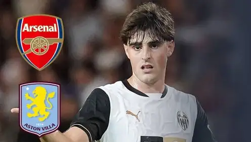 Valencia to sell Arsenal, Aston Villa midfield target for £60m less than release clause