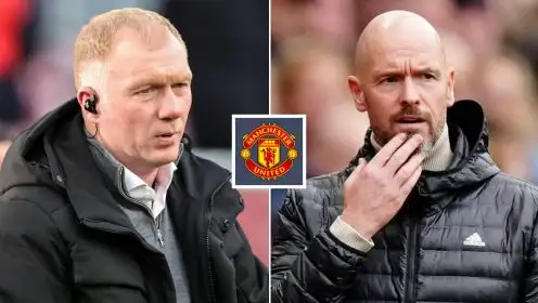 Top Stories Tamfitronics Ten Hag questioned again as Paul Scholes goes to town on Man Utd ‘recruitment mess’