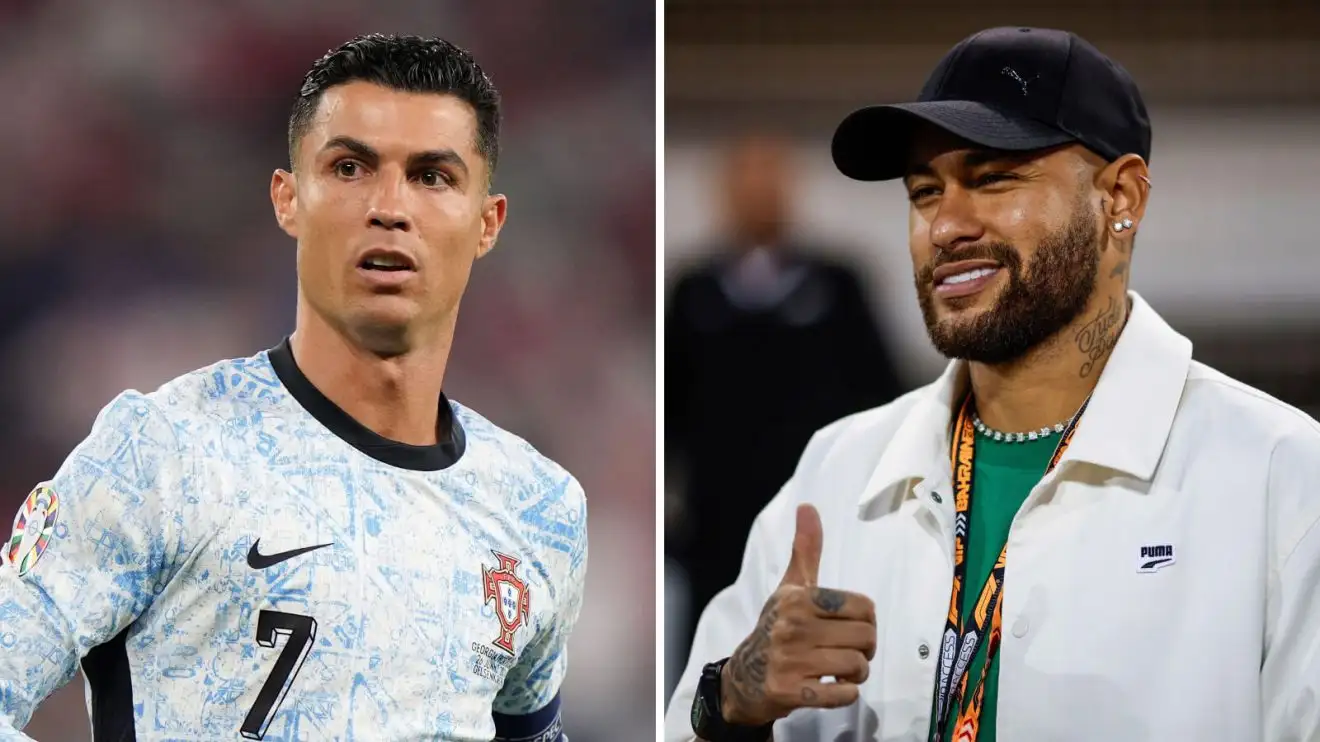 Cristiano Ronaldo and Neymar