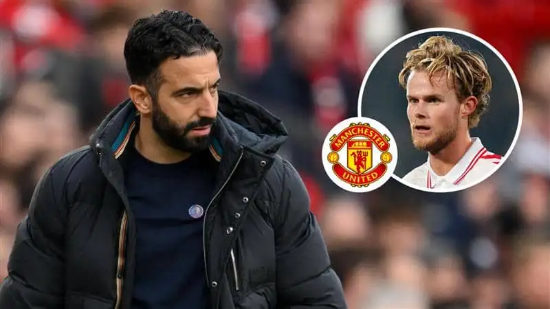 Man United bị Tottenham 'trả đũa' vụ Mbeumo, HLV Ruben Amorim mất mảnh ghép hoàn hảo ở hàng tiền vệ