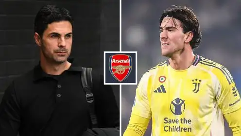 Arsenal suffer huge blow as Italian report claims Dusan Vlahovic has made his decision