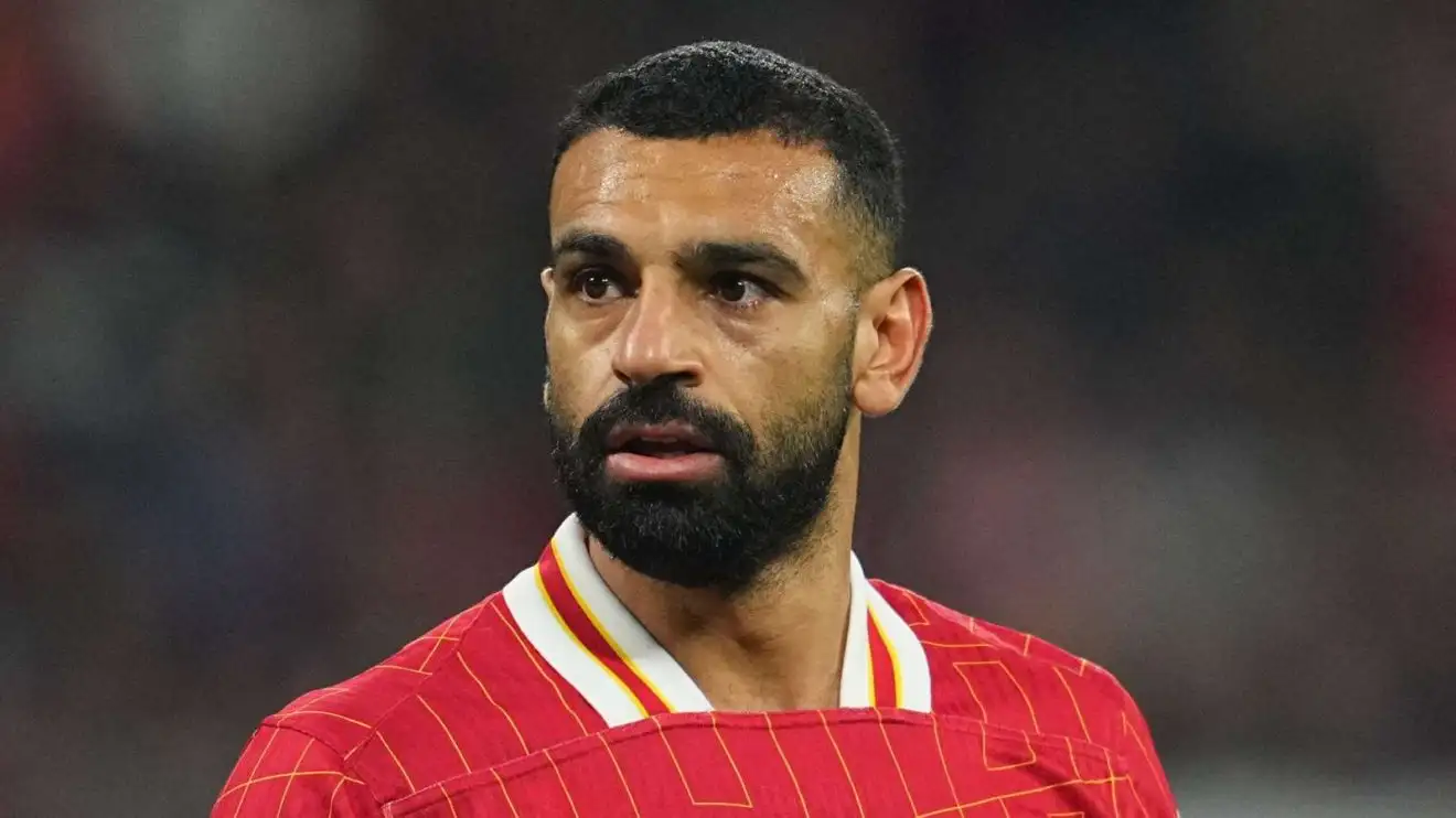 Mohamed Salah looking surprised