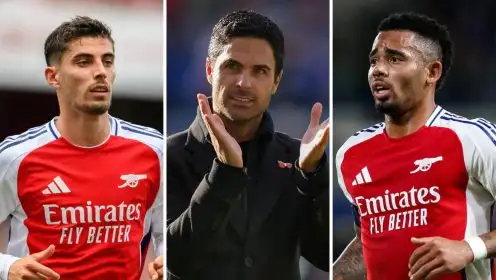 Mikel Arteta blasted for pinning faith in two players as Arsenal manager told his major ‘problem’