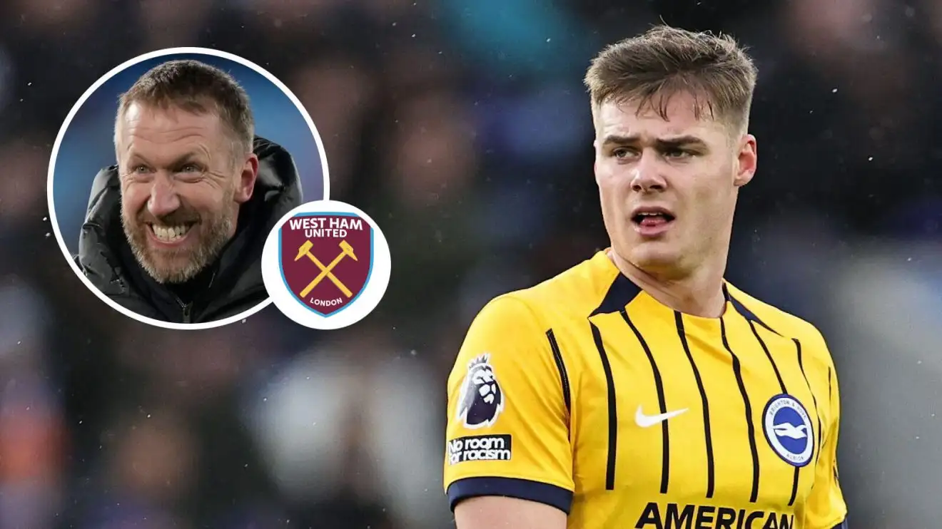 West Ham transfers: Hammers plot PERMANENT signing of Evan Ferguson as FIVE  clubs battle for Brighton star