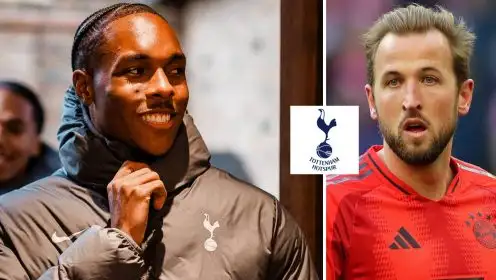 Mathys Tel reveals Tottenham star who convinced him to sign as Kane, Dier also play their part