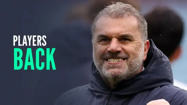 Ange Postecoglou has some rare good news