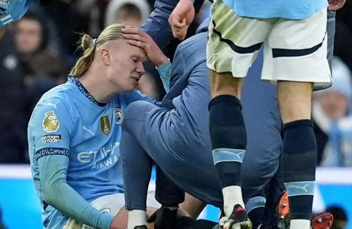 Erling Haaland Injury Man City Striker Posts Four word Message As Pep erling-haaland-injury-man-city-striker-posts-four-word-message-as-pep