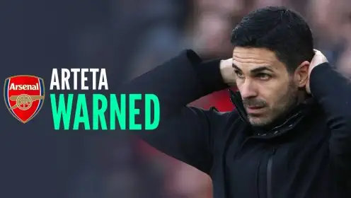Toothless Arsenal warned over ‘top-four’ slide as Arteta heads ‘back to the drawing board’