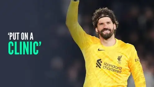 Alisson hailed as ‘world class’ in record-breaking performance – ‘what’s this guy on?’