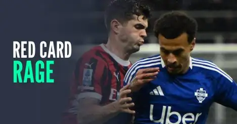 Former Tottenham star Dele Alli destroyed by Cesc Fabregas after red card 10 minutes into Serie A debut